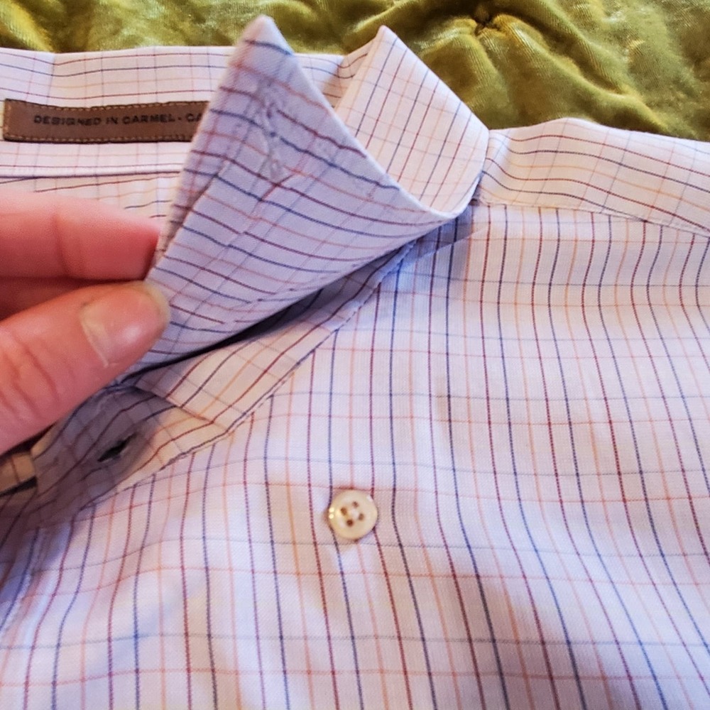 Robert Talbott Short Sleeve Button Down Shirt Xl - image 7